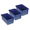 Romanoff Storage Bin, Blue, 3 PK ROM12104 - alternate 1